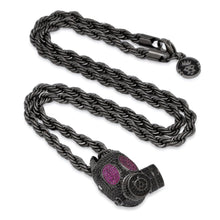 Load image into Gallery viewer, The Black Gas Mask Necklace