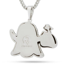 Load image into Gallery viewer, Money Ghost Emoji Necklace